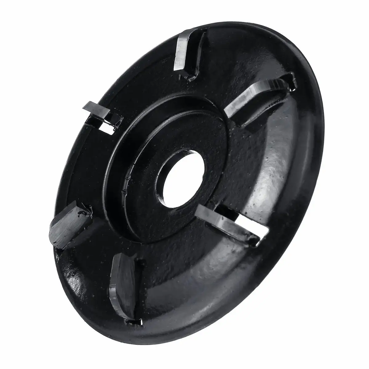 Round Black 90 мм резьба по дереву дисковая угловая шлифовальная машина Деревообрабатывающий турбо-самолет для 16 мм Диафрагма угловая шлифовальная машина шестизуб Фрезерный резак инструмент - Цвет: Round Black