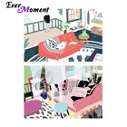 Алмазная живопись Ever Moment, картина из мультфильма, квадратная вышивка, мозаика ручной работы, вышивка крестиком, домашнее украшение ASF2104