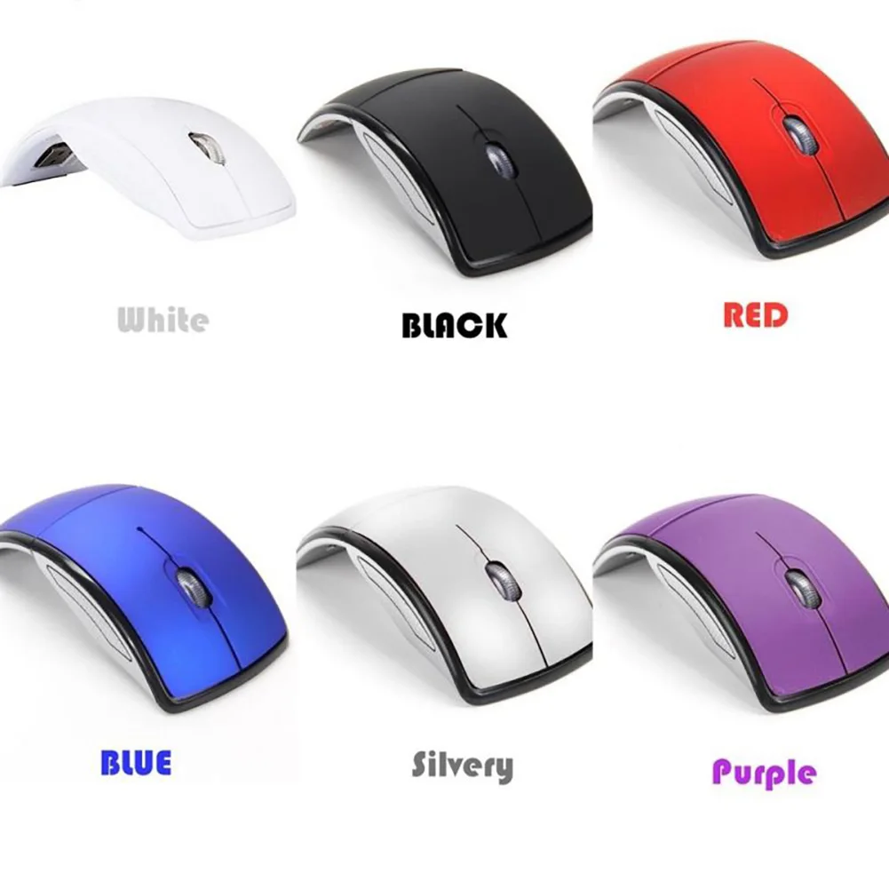 NEW 2.4G Foldable Wireless Mouse Computer Mute USB Receiver For Windows 2000/XP/Vista/Linux/Win 7/MAC | Компьютеры и офис