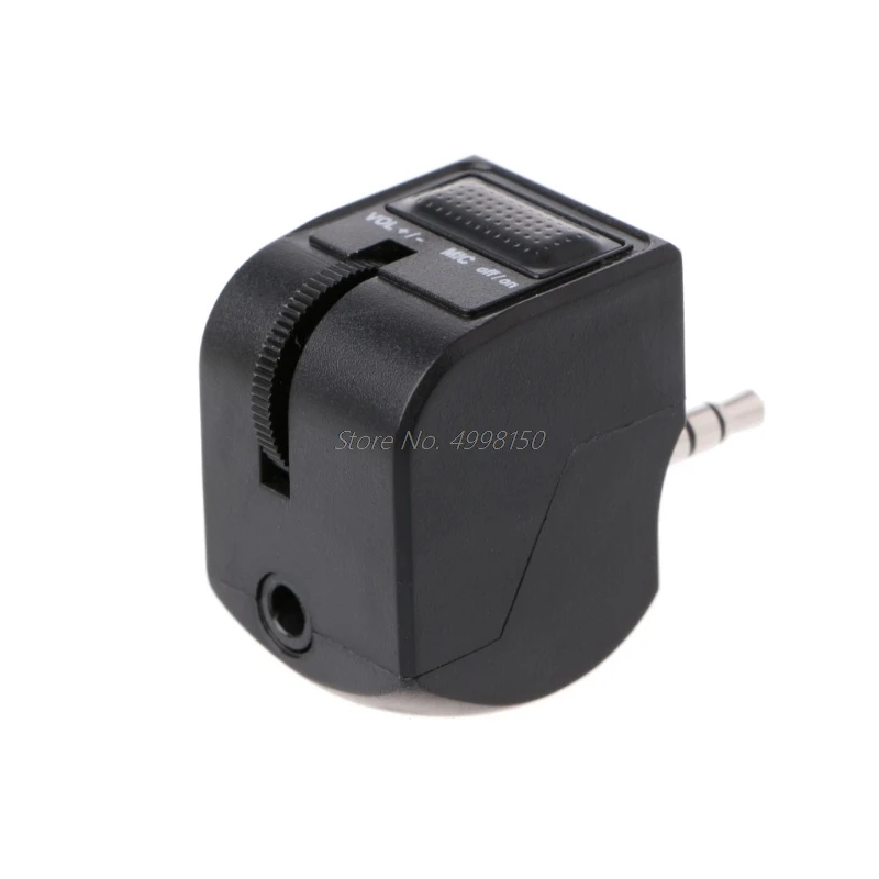 3 5 мм аудио разъем переходник для наушников с микрофоном и регулировкой