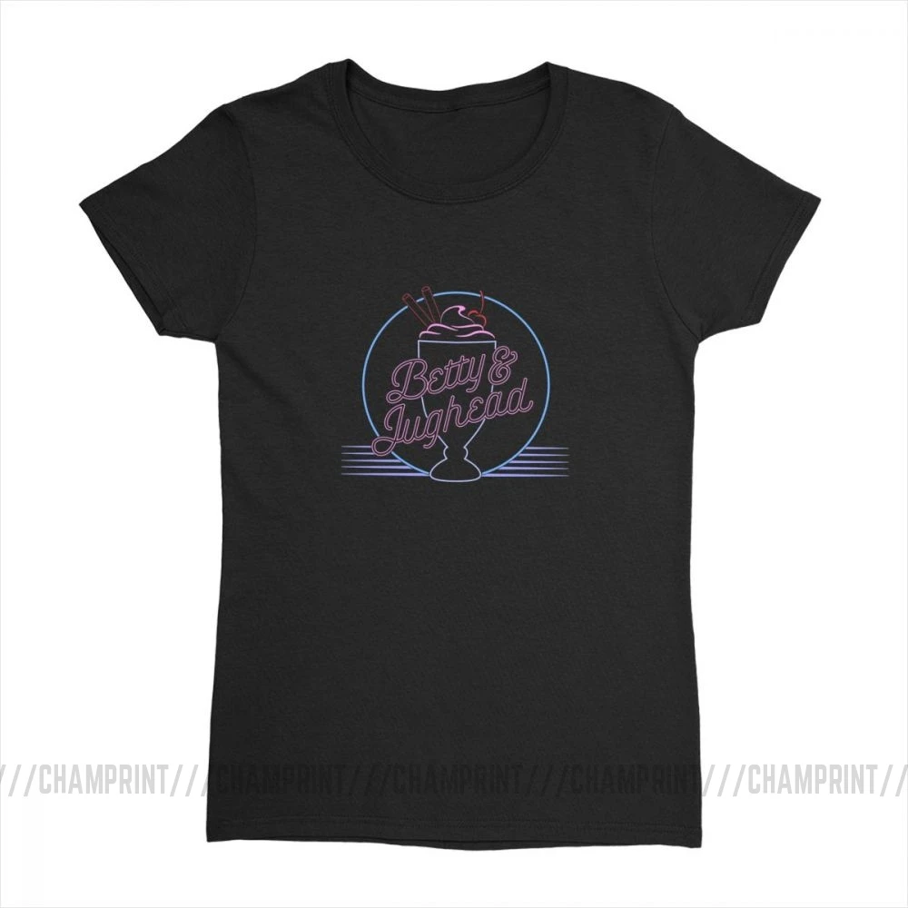 Riverdale T-shirts KPOP Jughead Milkshake Cool New Fashion Tshirt Women Grunge Rock Tees Top Cotton Original Clothes Female | Женская