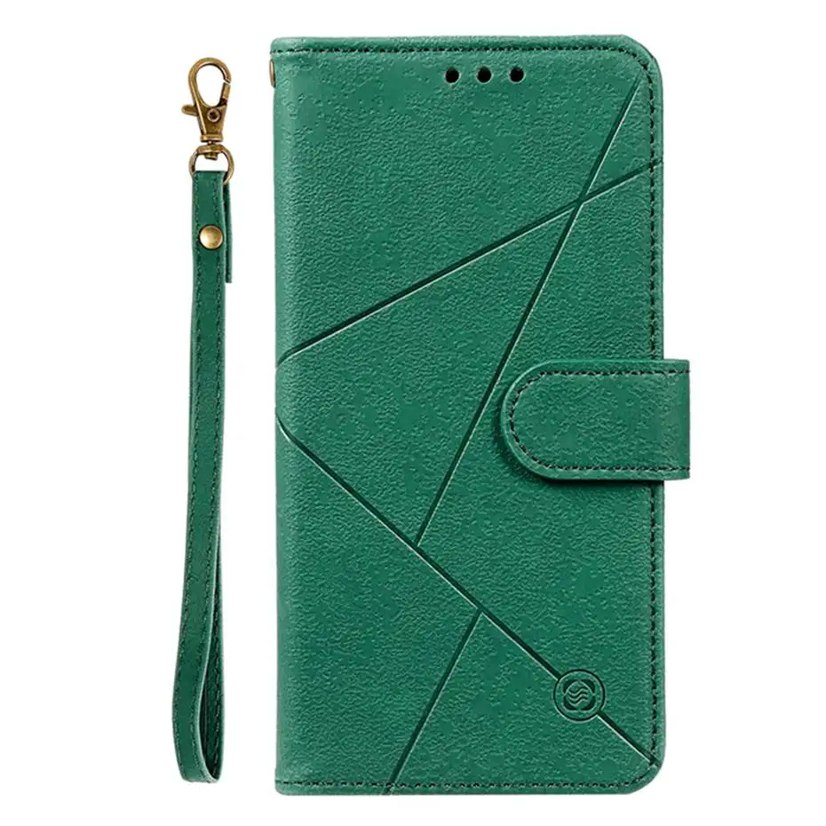 Кожаный чехол-книжка с 3D ромбовидным узором для Xiao mi A3 CC9 E 9 Lite Red Note 8 7 Pro