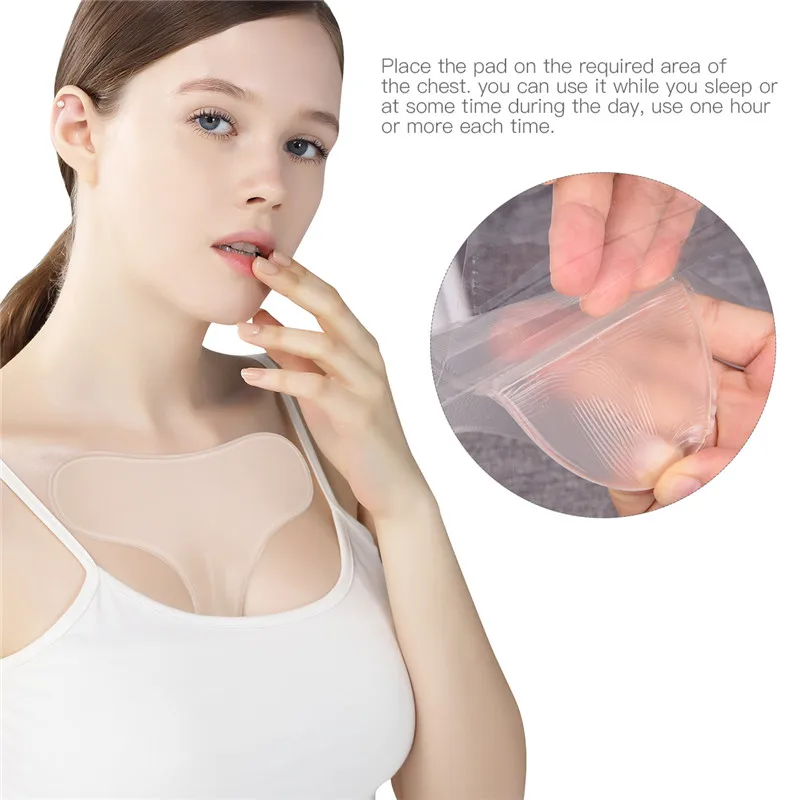 

4 Type Reusable Anti Wrinkle Neck Forehead Chest Pad Sticker Silicon Transparent Removal Neck Sticker Skin Care Silicone Patch