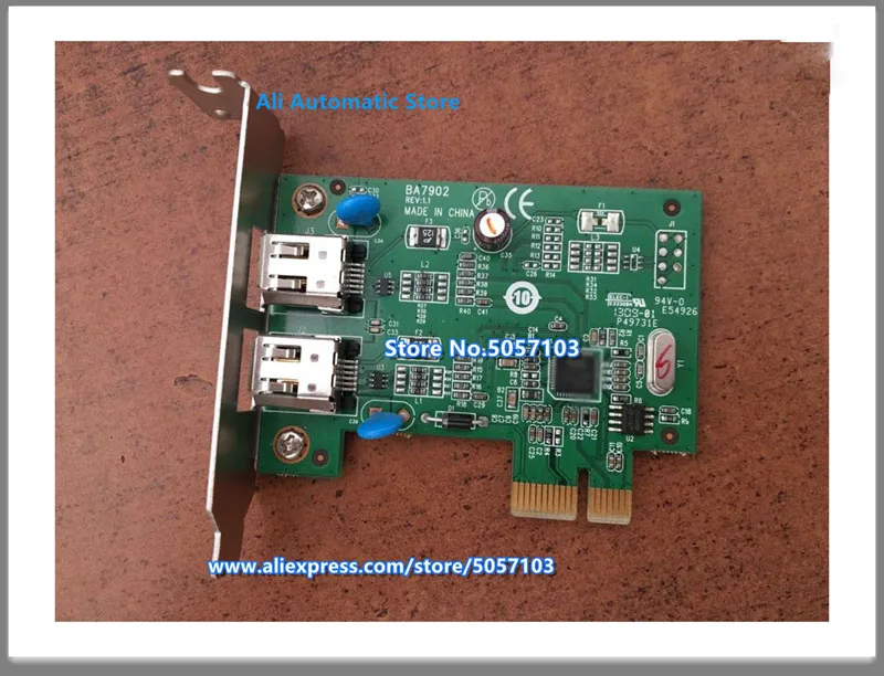 PCI E 1X 1394 карта DV HDV HD видеозахвата PCIE интерфейс|Кронштейны| |