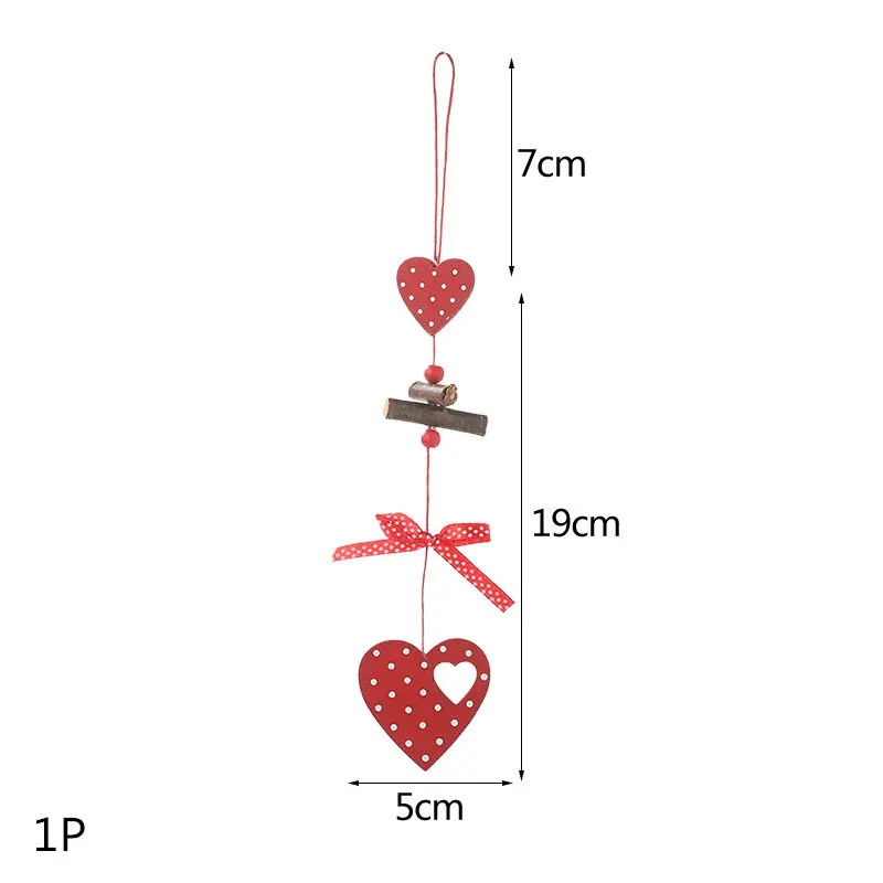 Multi Style Christmas Wooden Pendant Creative Wood Craft Ornaments DIY Chriatmas Tree Hanging Decoration Xmas Gift Supplies - Цвет: 1P-379-B04