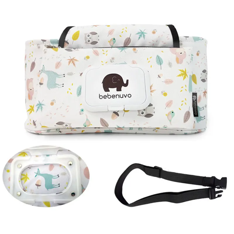 Для детских подгузников сумка для коляски Органайзер большой Ёмкость