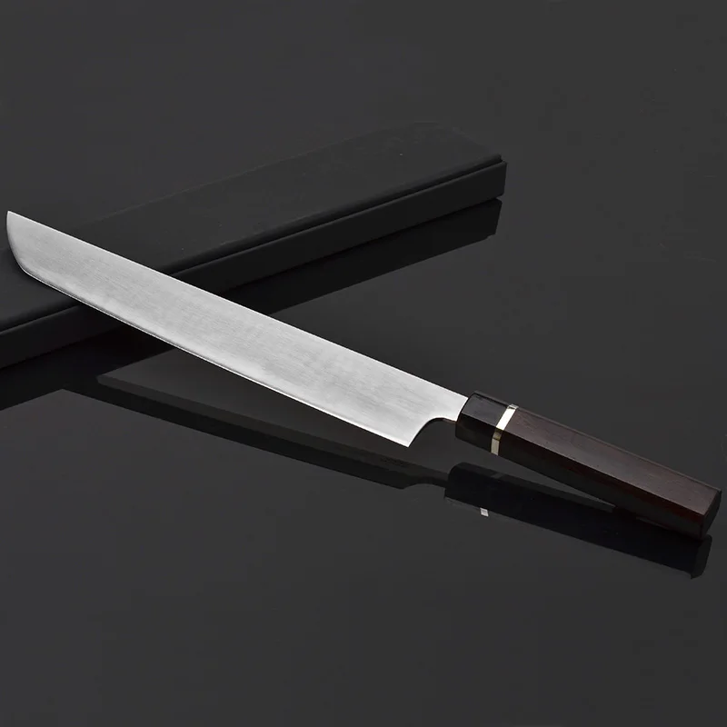 27 см японские суши/Сашими Ножи Германия Нержавеющая сталь японский Sakimaru Takohiki