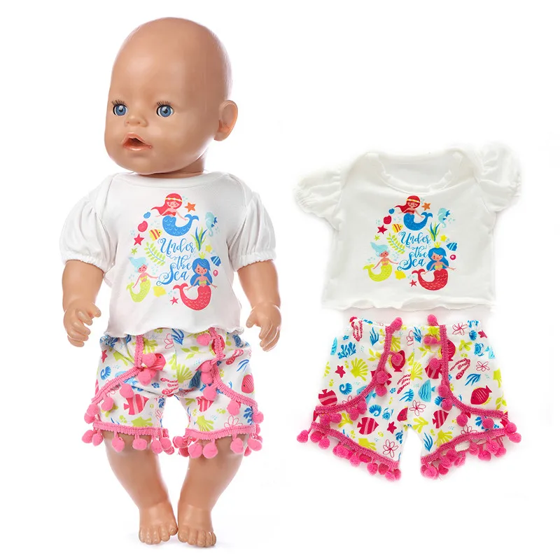 Модный мяч подходит для кукол рожденных 43 см Одежда аксессуары 17 дюймов Детская