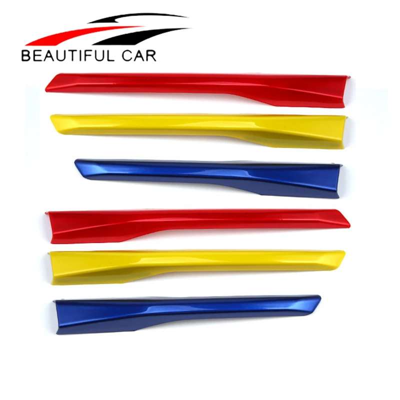 

Car front fog lamp decorative bright stripe lamp eyebrow sticker For Cadillac XT5 exterior Modification Accessorie