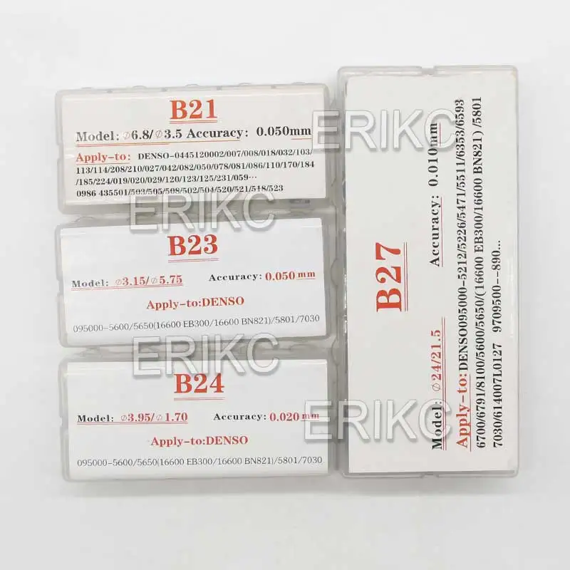 

ERIKC Common Rail Injector Repair Shim B21 B23 B24 B27 Diesel Injection Gaskets Washer for DENSO