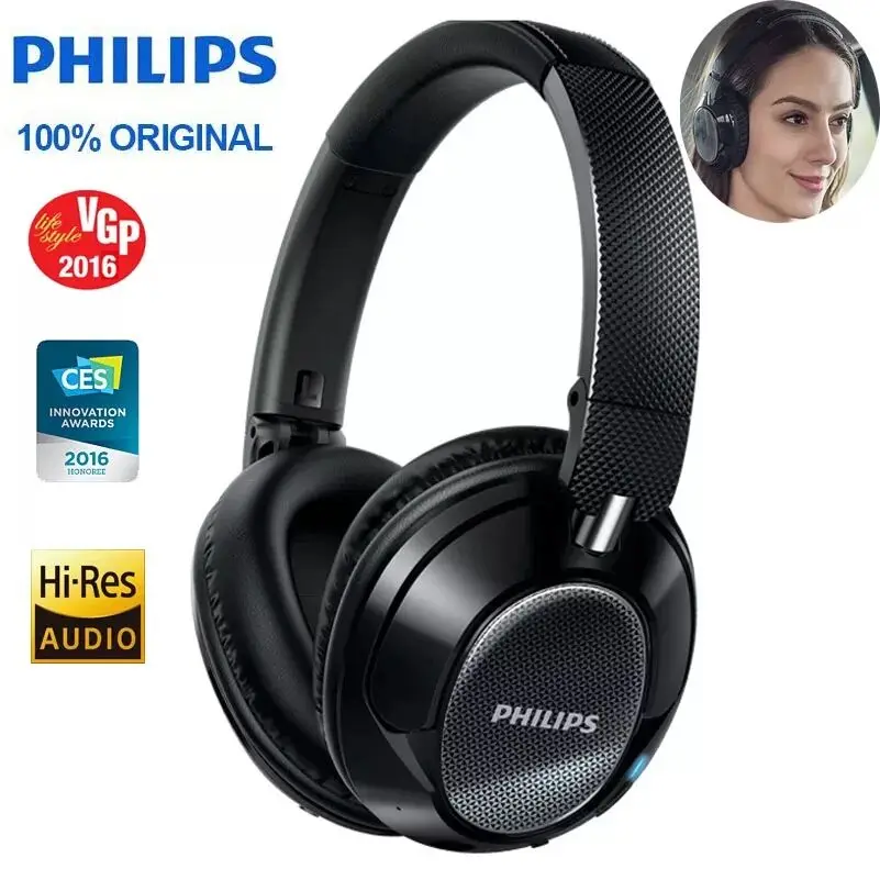 Оригинальные беспроводные Bluetooth наушники Philips SHB9850 с активным шумоподавлением и