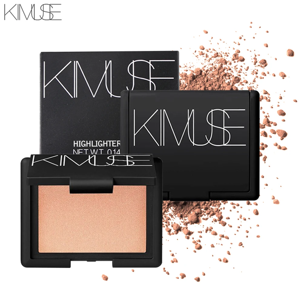 KIMUSE, матовый Хайлайтер для лица, палитры для макияжа, водостойкие, стойкие минералы, макияж, пудра, осветлитель, контур, набор для свечения, бронзатор