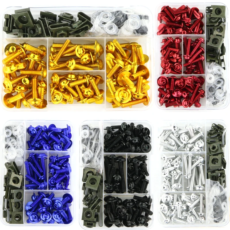 Аксессуары для мотоциклов обтекатель Болты Комплект болты кузовных работ гайка