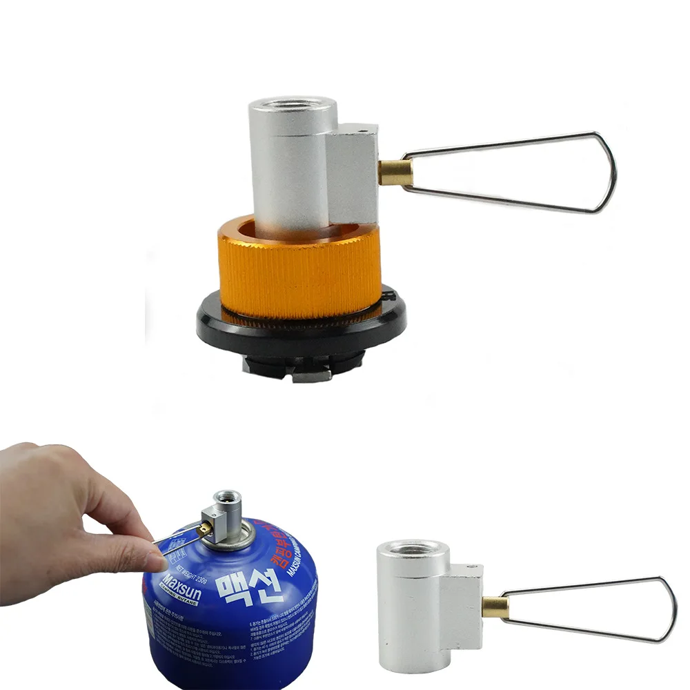 

Outdoor Camping Gas Stove Propane Refill Adapter Gas Burner LPG Flat Cylinder Tank Coupler Container Adapter Furnace Connector