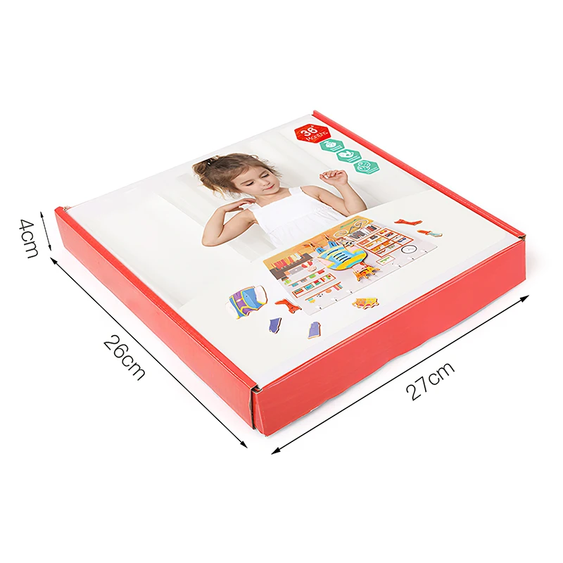 

Drawing Board Education Threading Puzzle Toys Cartoon Character Changing Dressing Jigsaw Change Clothing Matching Game Toys Gift