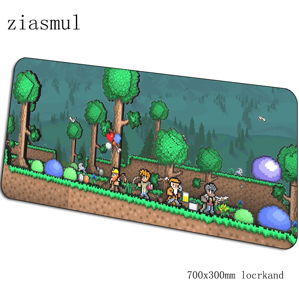 terraria mouse pad 70x30cm gaming mousepad Boy Gift office notbook desk mat cool Kawaii padmouse games pc gamer mats - Цвет: pattern 10