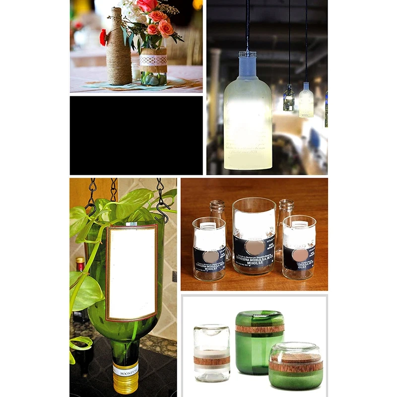 

DIY Glass Bottle Cutter Glass Cutting Tools for Making Chandelier Lampshade Decorative Star Lights Bottle Flower Vase