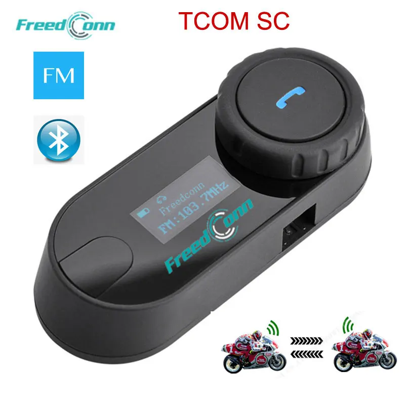 FreedConn обновленная TCOM SC 800 м BT Bluetooth переговорное устройство для мотоциклетного