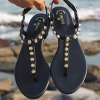 flats for ladies summer ladies size 42 flat heel rivet sandals roman sandals flip flops for ladies beach shoes