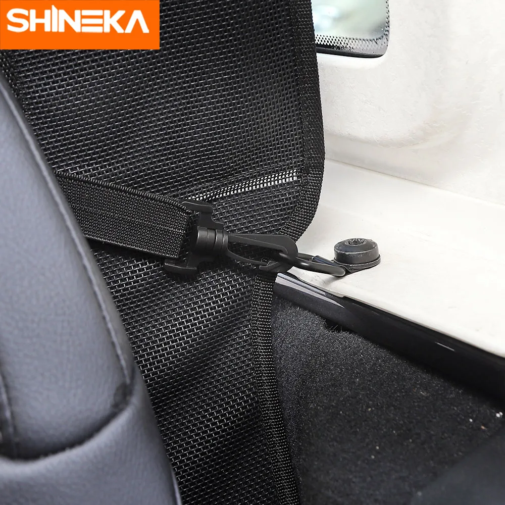 SHINEKA интерьерные молдинги для Jeep Wrangler JK JL 2007- Pet разделительная сетка забор Автомобильный багажник грузовая защитная сетка для Jeep Wrangler JK JL 2007- аксессуары