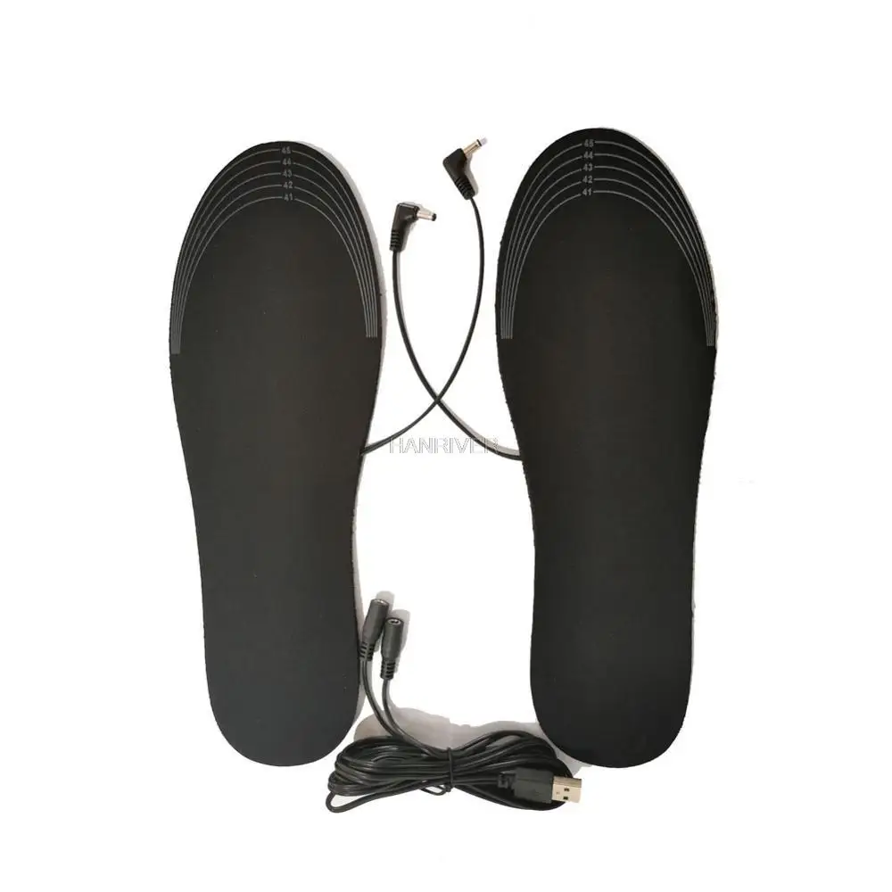 

USB electric heating insoles winter warm women's foot pads washable warm men's boot pads unisex heating insole