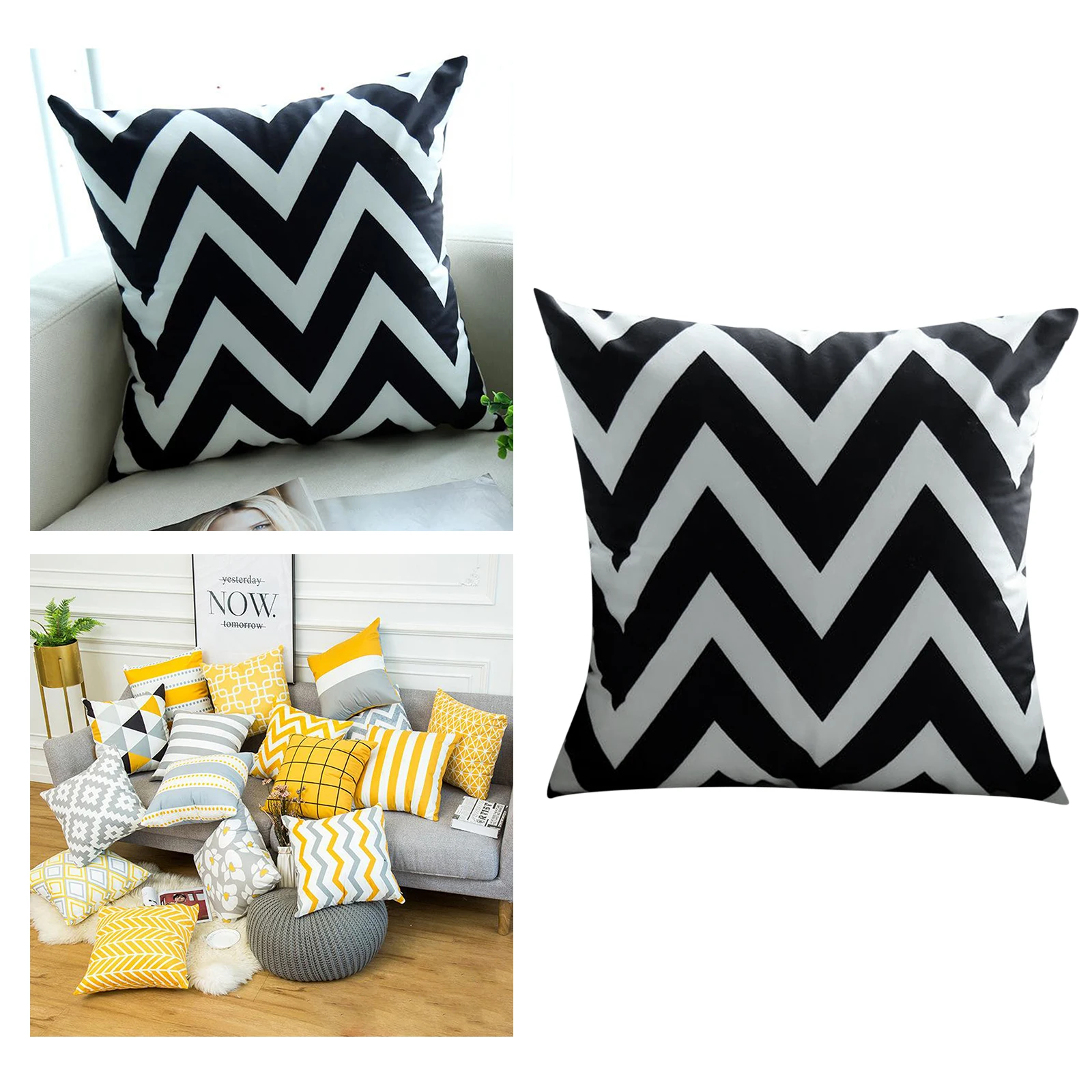 

18 "Geometric Cushion Cover Sofa Throw Cushion Cover Velvet Home Decor