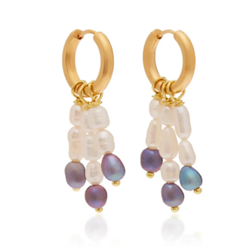 Элегантные женские темпераментные жемчужные серьги DM яркие изысканные висячие