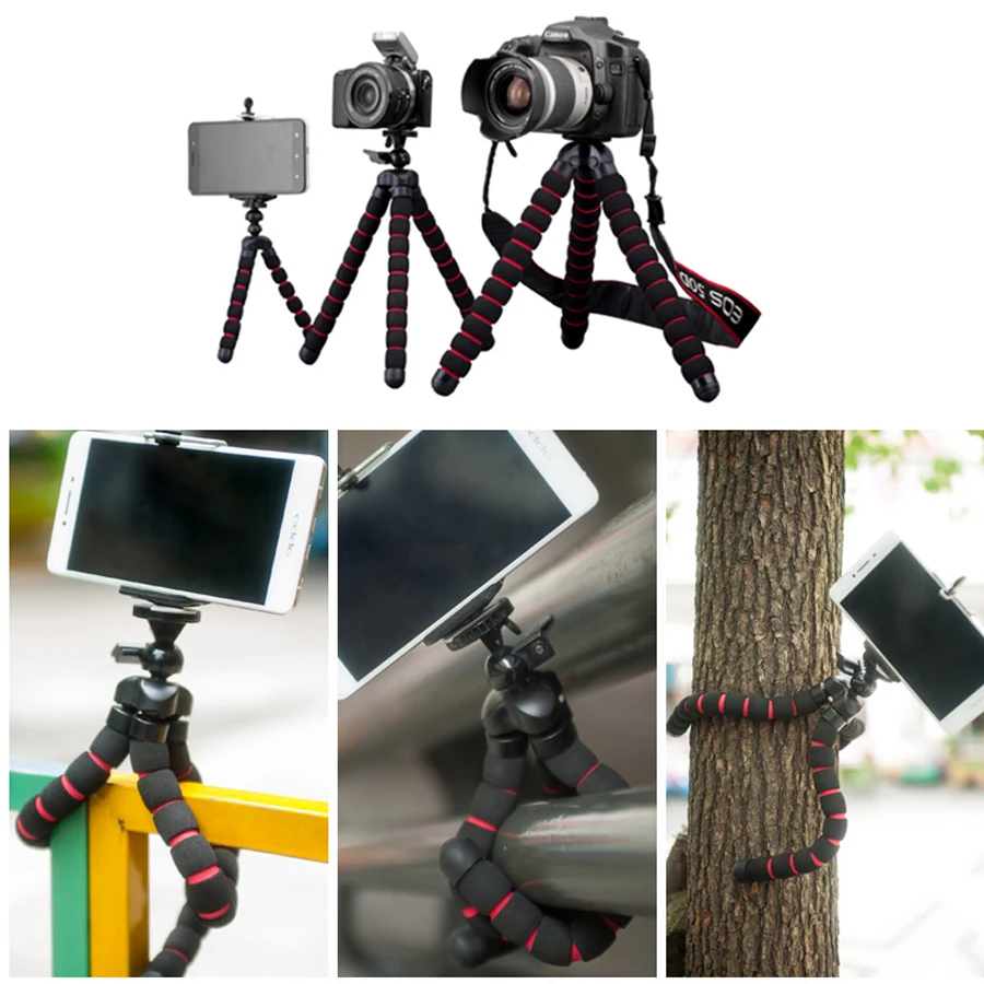 Съемка осьминога штатив для камеры маленький средний большой Мобильный телефон