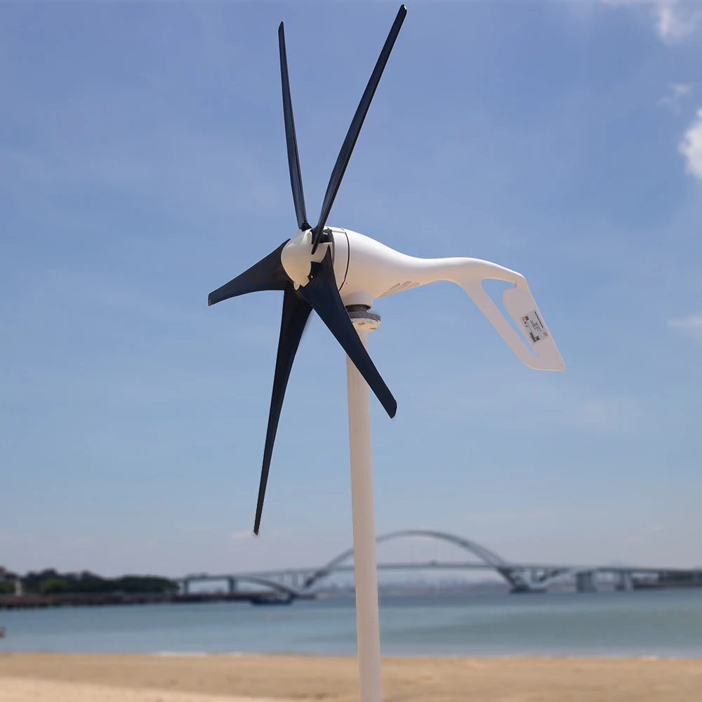 Новый 400 Вт ветрогенератор мини MTTP мельница ветра контроллер 3/5/6 лезвий домашней