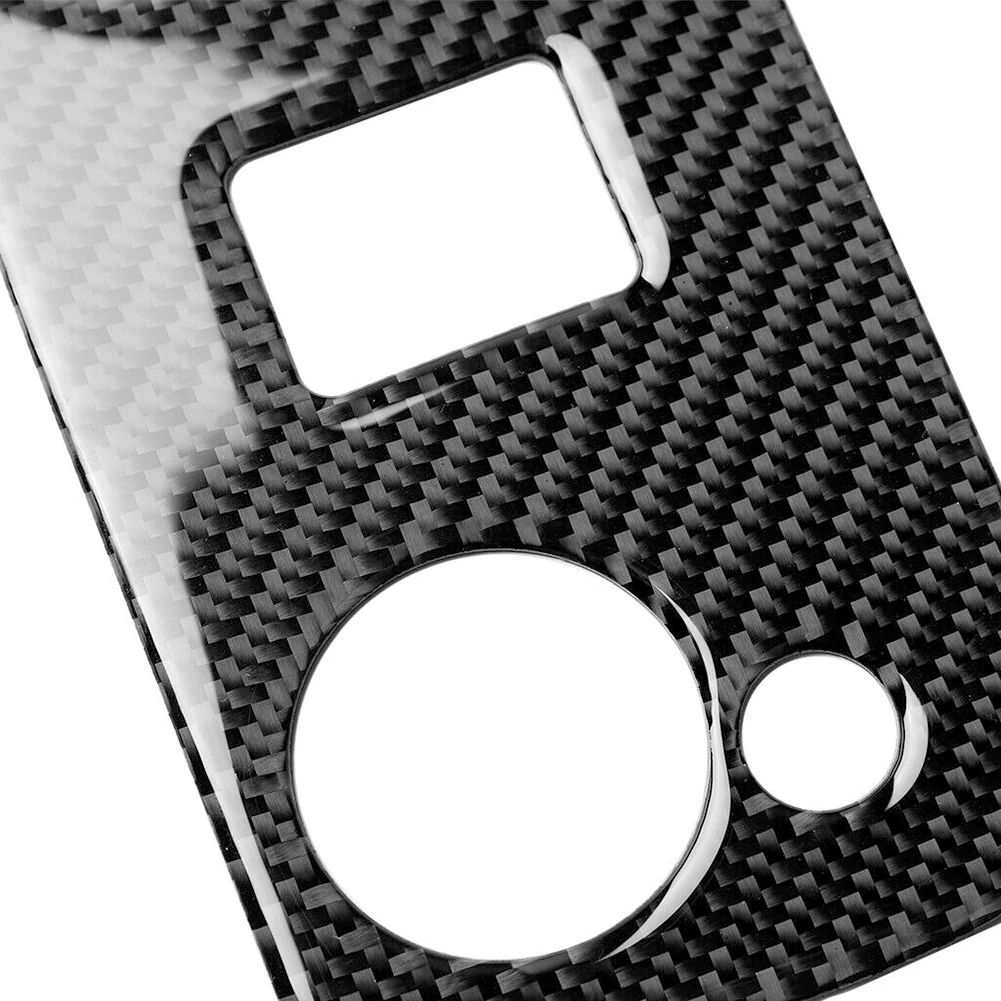 Автомобильная карбоновая внутренняя крыша для чтения блестящая черная накладка