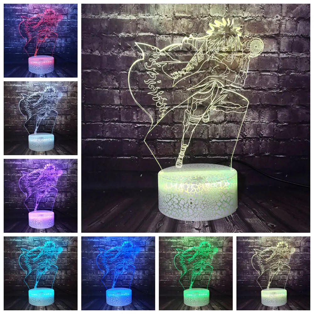 Рождественская забавная игрушка Японский комикс Наруто фигурка Namikaze Minato 3D