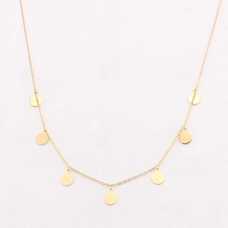 Золотое ожерелье из нержавеющей стали с изображением животных бабочек звезд не