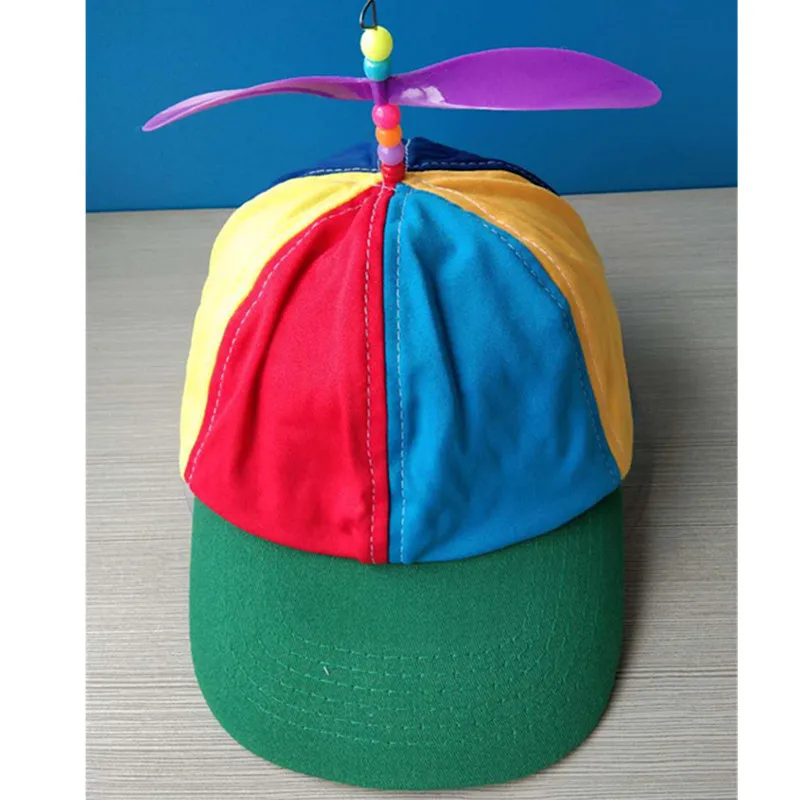Бейсболки с пропеллером на вертолете Цветные Лоскутные кепки шляпа от солнца