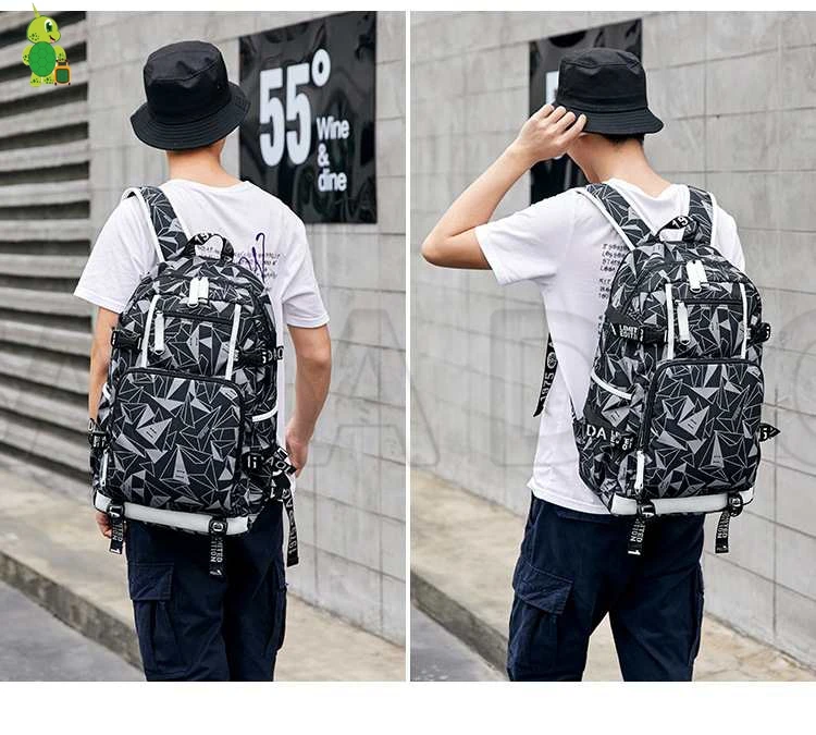 Рюкзак Mochila Back To The Future с принтом женский рюкзак для ноутбука 18 дюймов мужские