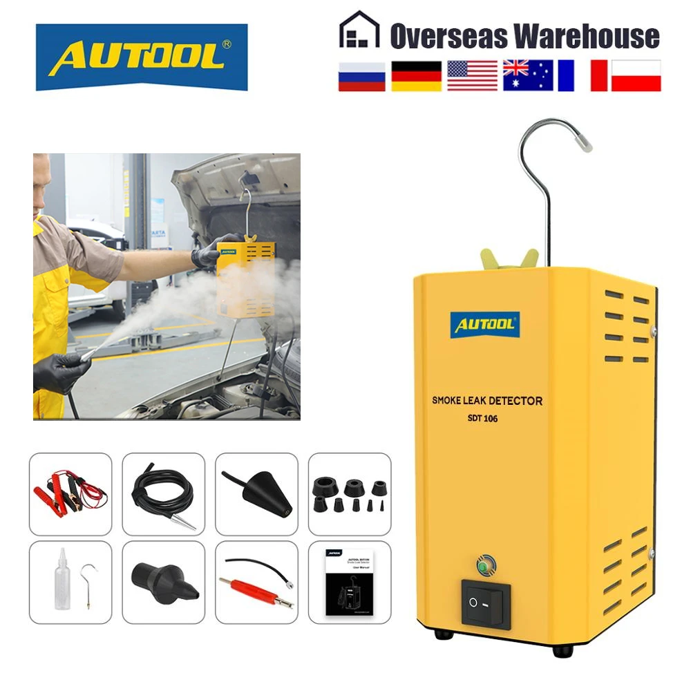 Автомобильный детектор утечки дыма AUTOOL SDT106 трубопроводов локатор диагностика
