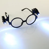 2pcs flexible book reading lights night light for eyeglass and tools mini led eyeglass clip on universal portable