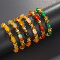 hot sale new fashion lady crystal agate beads bracelet female bracelets trinket women sexy jewelry couple lovers party gift