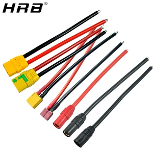 Штепсельная Вилка Amass XT90 AS150 XT150 XT60 TRX Deans T EC5 XT90-S с разъемом провода 10AWG, силиконовый провод, силиконовый кабель, детали для аккумулятора ру