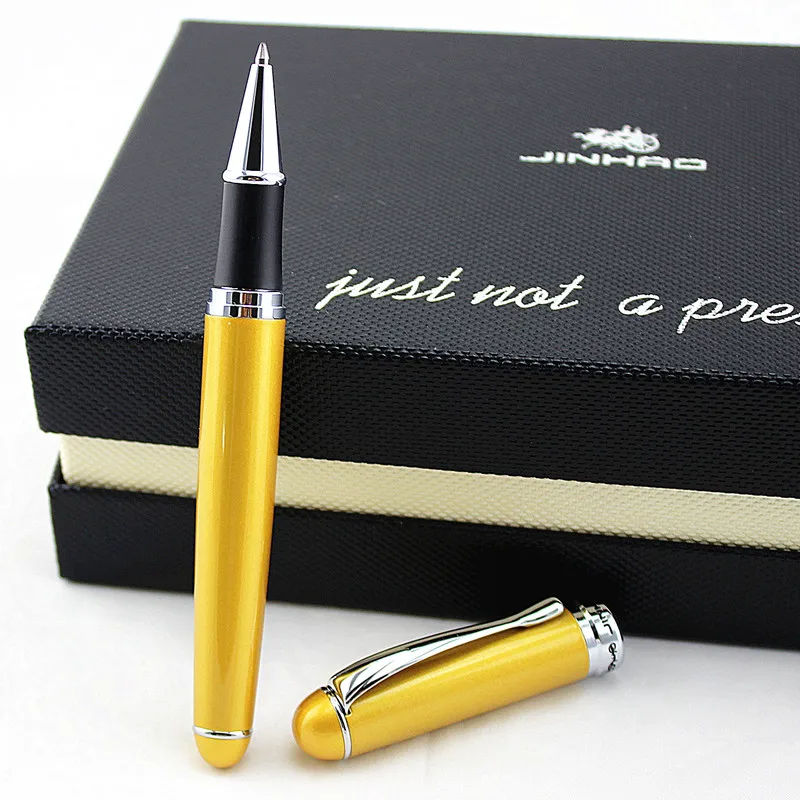 Jinhao 750 Черная Ручка-роллер с шероховатой поверхностью, 10 цветов, высокое качество, роскошные канцелярские принадлежности для офиса и школы