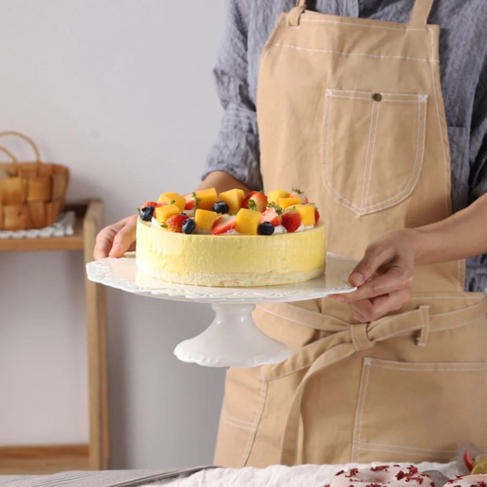 Reusable Ceramic Cake Stand Storage Tray Creative Dessert for Wedding Baby Shower Birthday | Дом и сад