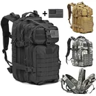 Военный Тактический штурмовый рюкзак на 50 л, армейская Сумка Molle, водонепроницаемая сумка для отдыха на природе, походов, кемпинга, охоты