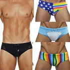 Плавки мужские, 2021, с пуш-подкладкой, для бассейна