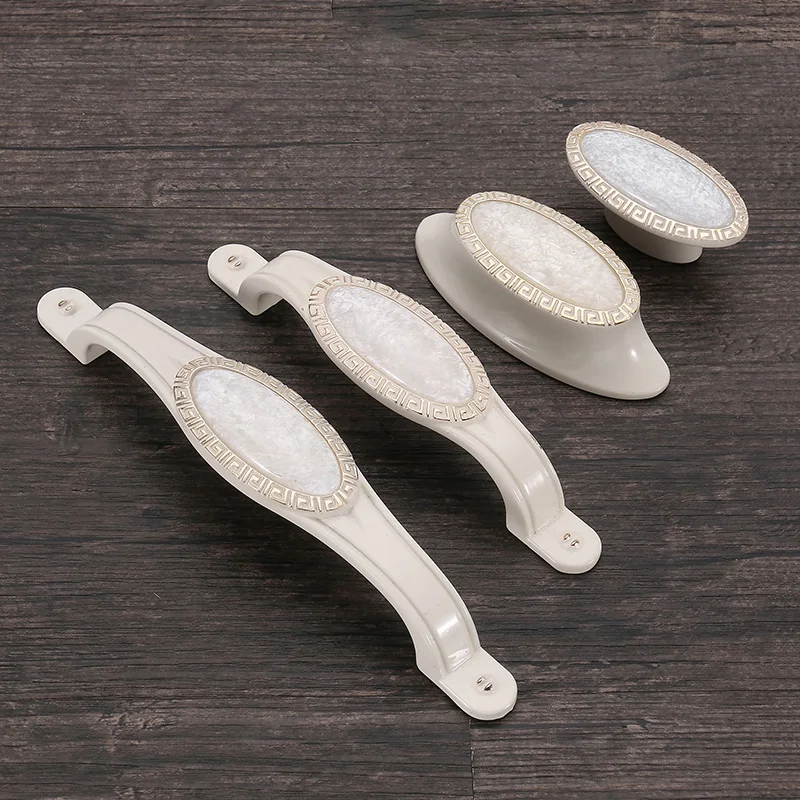 Античные бронзовые дверные ручки европейские мебельные керамические для ящиков