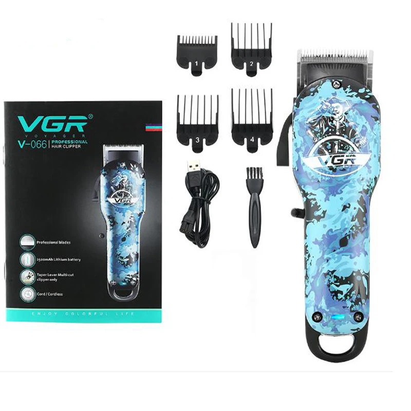 

VGR hair trimmer USB rechargeable hair clipper 10W powerful clipper haircut machine beard trimmer hair cutter oil head clipper