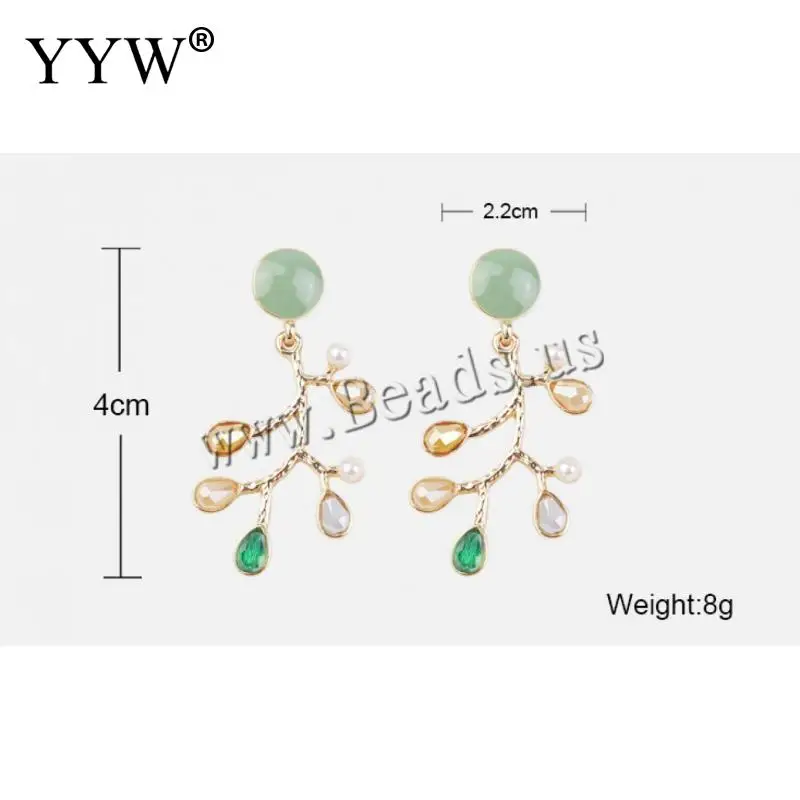 

Branch Shape Earrings Fresh And Sweet Earrings Fashionable All-Match Vintage Earrings For Female Daily Wear Or Matching Clothes