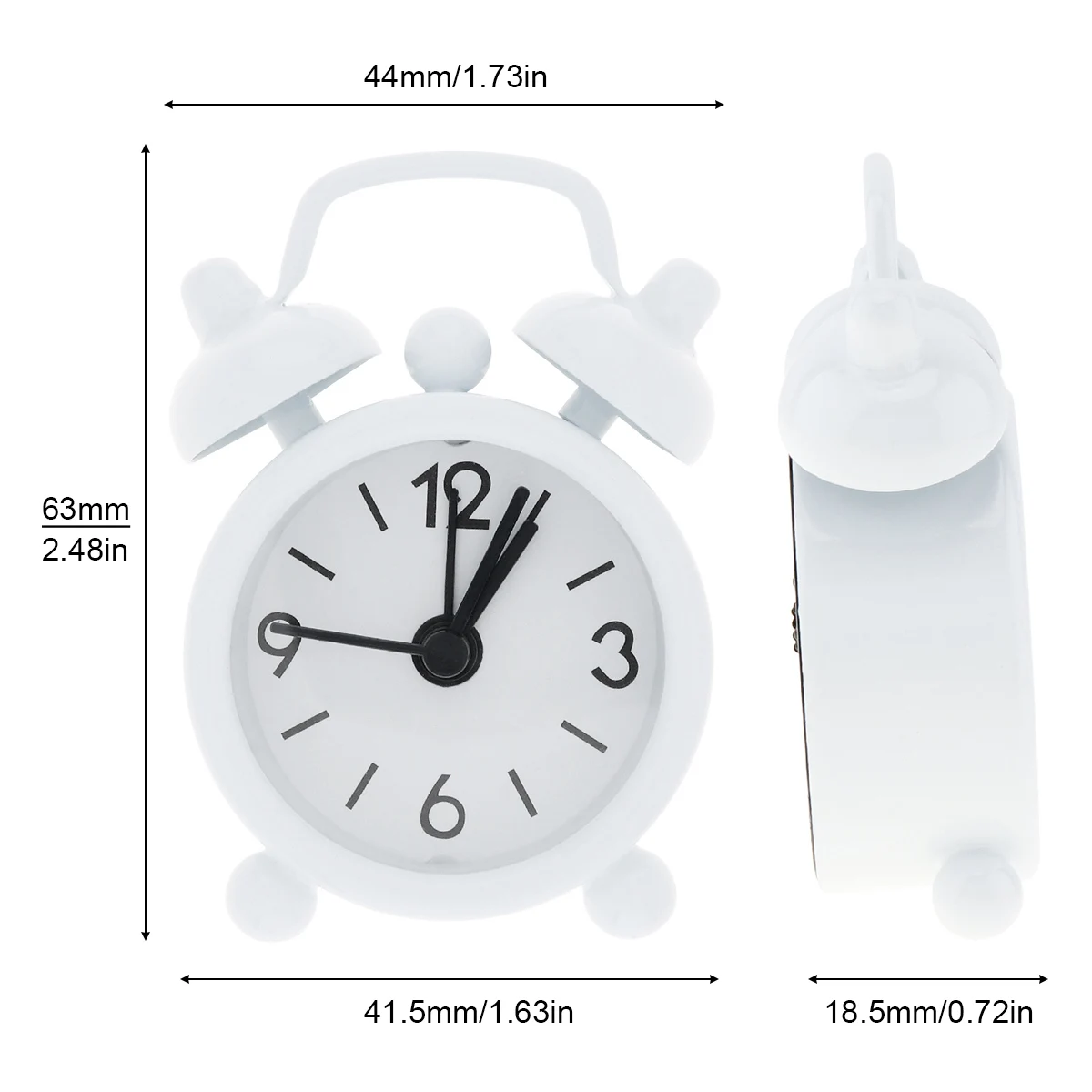 40 мм мини домашний уличный портативный милый металлический маленький круглый