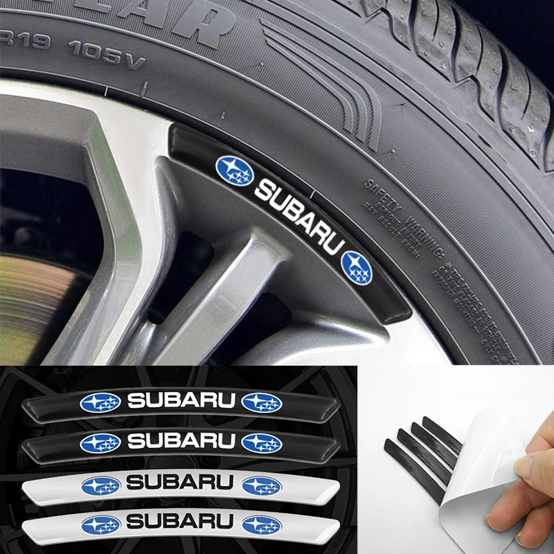 4 шт. наклейки на колесные диски для Subaru XV Legacy Impreza WRX STI Forester SH SG SJ SG5 SF5 B4|Наклейки