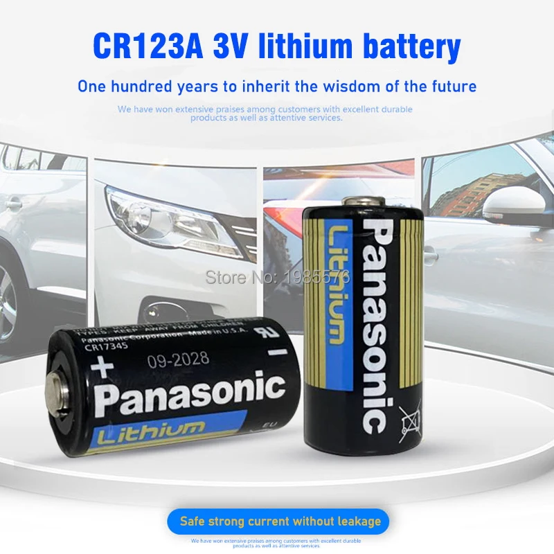 Литиевая батарея PANASONIC CR123A CR123 123A CR 123 A123 CR17345 16340 3 в сухая основная ячейка для