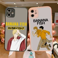 yinuoda banana fish phone case for iphone 11 12 13 mini pro xs max 8 7 6 6s plus x 5s se 2020 xr cover