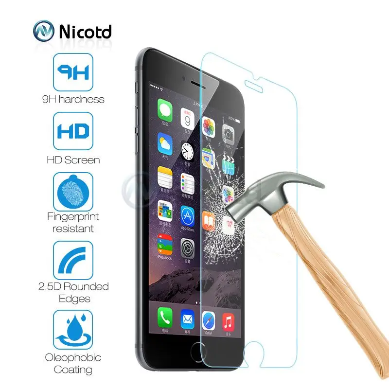 Tempered Glass for iPhone 8 plus Screen Protector Film for iPhone 7 Plus 12 PRO MAX for iPhone X XS 11 Protection Glass Cover